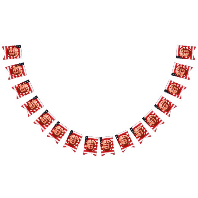 Target Trump Impeachment Party Bunting Flags (All)