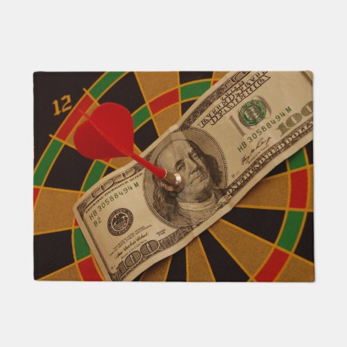 Target Wealth Hundred Dollar Bill Doormat