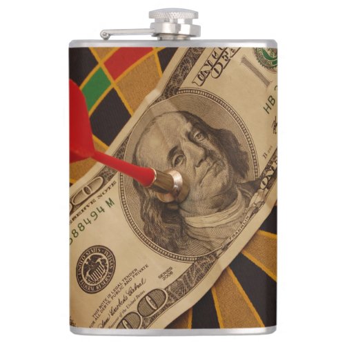 Target Wealth Hundred Dollar Bill Flask