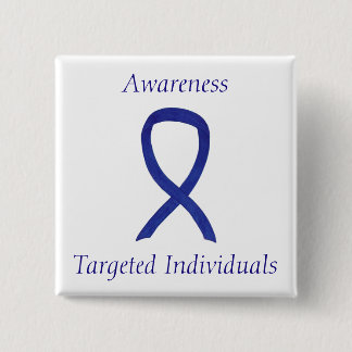 Targeted Individuals Awareness Ribbon Custom Pins