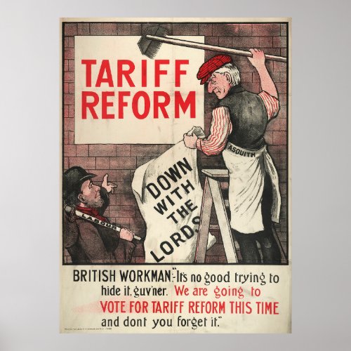 Tariff Reform Poster