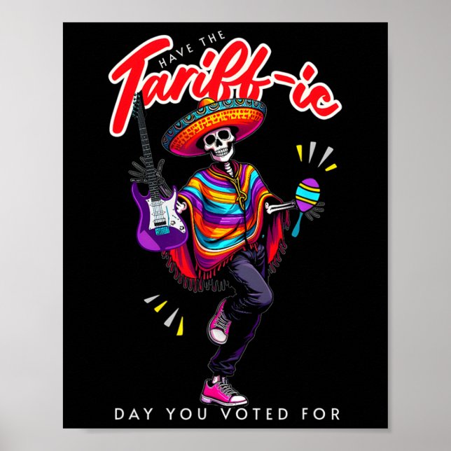 Tariff This Voting For Him Anti Trump Tariffs Suck Poster (Front)