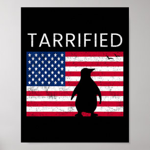Tariff Trade Anti Republican Conservative Penguin  Poster