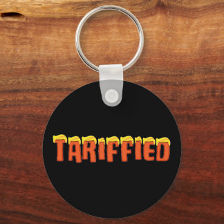 Tariffied - funny Donald Trump tariff Keychain