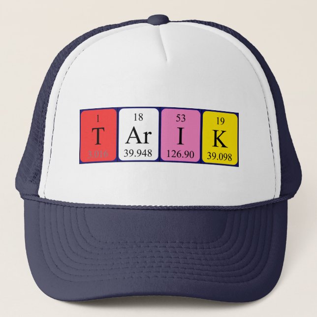 Tarik periodic table name hat (Front)
