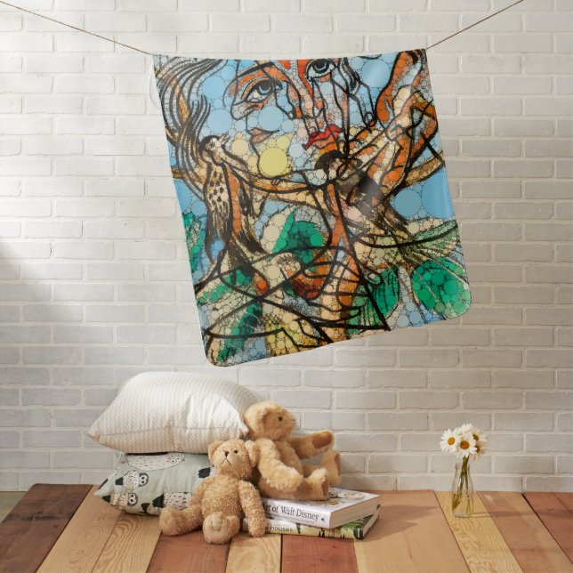 Tarin, Infinity Dots by After Francis Picabia Baby Blanket (In Situ)