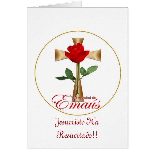 Tarjeta con Logo Emaus Hombres Cards (Front)