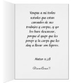Tarjeta con Logo Emaus Hombres Cards (Inside (Right))