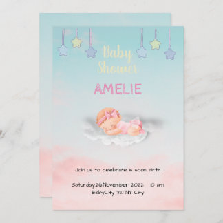 Tarjeta De Agradecimiento Baby Shower Thank You Card