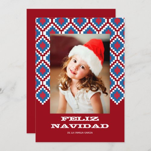 Tarjeta de Navidad colorida 2 Holiday Card