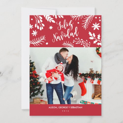 Tarjeta de Navidad con Foto Holiday Card