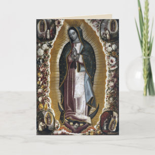 Tarjeta de pésame de la Virgen de Guadalupe Card