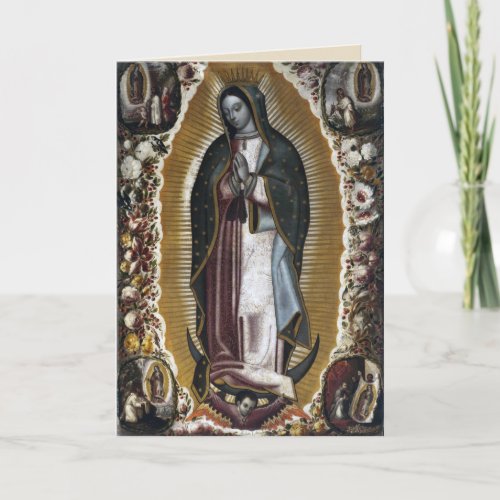 Tarjeta de pésame de la Virgen de Guadalupe Card