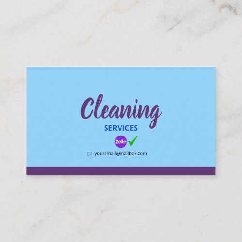 Tarjeta De Presentacin Cleaning_Bubble Business C Calling Card