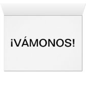 tarjeta de vámonos los buccos (Inside Horizontal (Bottom))