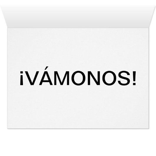 tarjeta de vámonos los buccos (Inside Horizontal (Bottom))