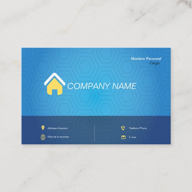 Tarjeta de visita corporativa business card (Front)