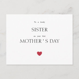 Tarjeta felicitacion dia de la madre postcard