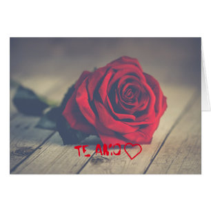 Tarjeta hermosa para dedicar cards