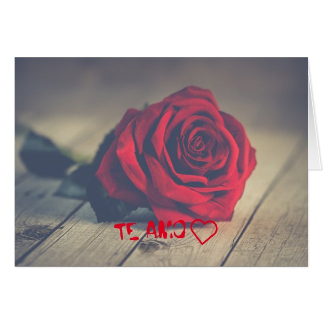 Tarjeta hermosa para dedicar cards (Front Horizontal)