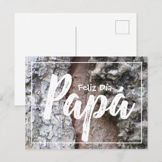 Tarjeta postal - Feliz Día Papá 03 Postcard (Front/Back)
