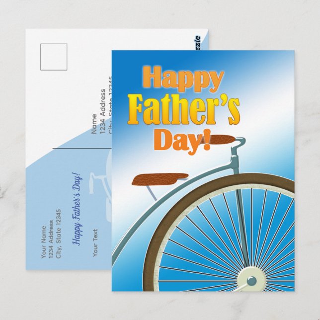 Tarjeta postal - Happy Father's Day Postcard (Front/Back)