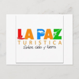 Tarjeta postal La Paz entre cielo y tierra Postcard
