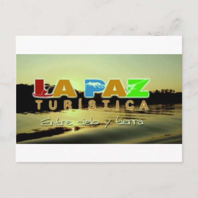 Tarjeta postal La Paz turistica Postcard (Front)