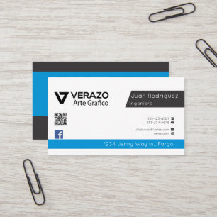 Tarjeta profesional de Software Engineer Business Card
