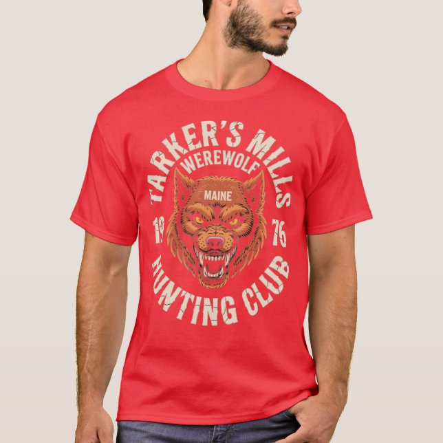 Tarker's Mills Werewolf Hunting Club T-Shirt (Front)