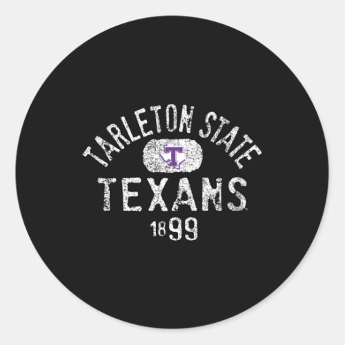 Tarleton State Texans 1899 Classic Round Sticker