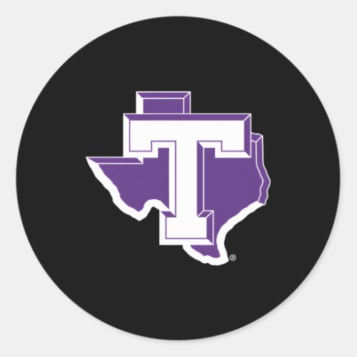 Tarleton State Texans Icon Classic Round Sticker