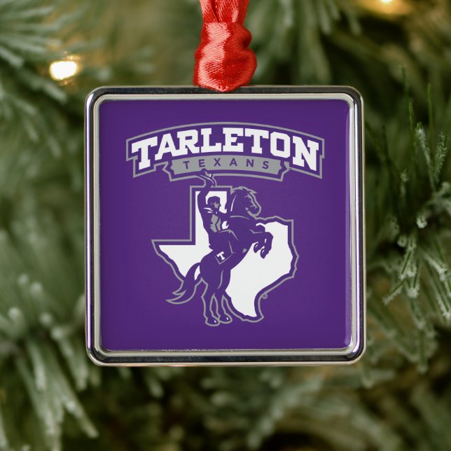 Tarleton State Texans Metal Ornament (Tree)