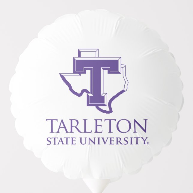 Tarleton State University Logo | Purple T Texas Balloon (Front)