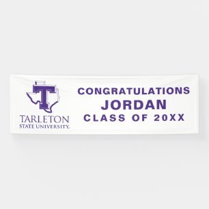 Tarleton State University Logo   Purple T Texas Banner