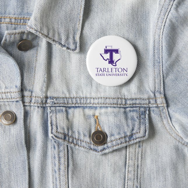 Tarleton State University Logo | Purple T Texas Button (In Situ)