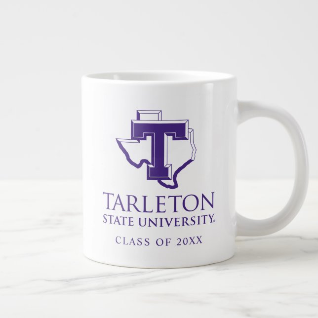 Tarleton State University Logo | Purple T Texas Giant Coffee Mug (Right)