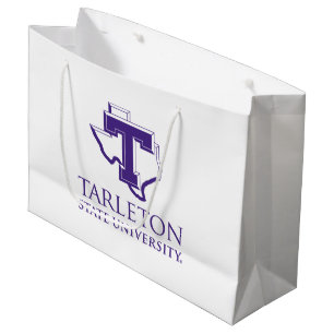Tarleton State University Logo Purple T Texas Large Gift Bag