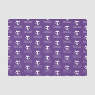 Tarleton State University Logo Purple T Texas Tissue Paper