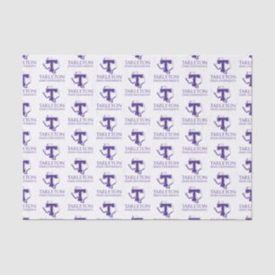 Tarleton State University Logo Purple T Texas Tissue Paper