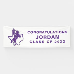 Tarleton State University Texan Rider   Texas Map Banner