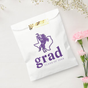 Tarleton State University Texan Rider Texas Map Favor Bag