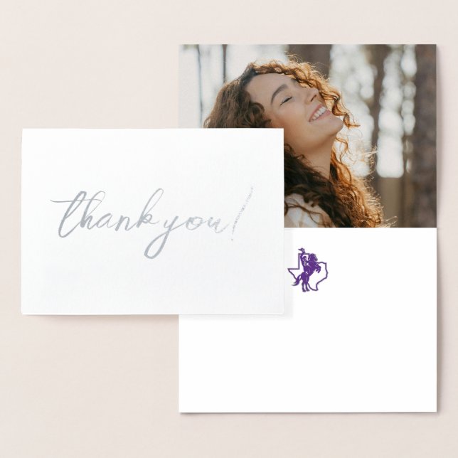 Tarleton State University Texan Rider | Texas Map Foil Card (Display)