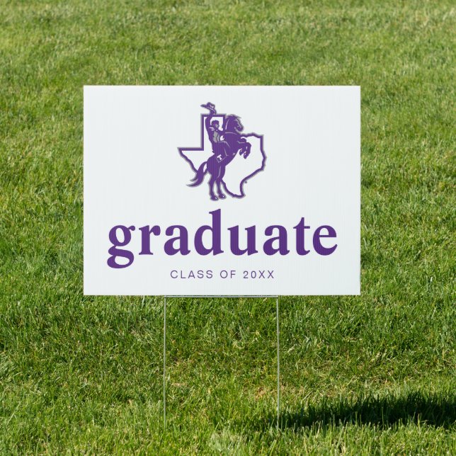 Tarleton State University Texan Rider | Texas Map Sign (Insitu)