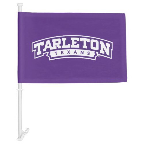 Tarleton Texans Wordmark Car Flag