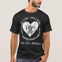 Tarlov Cysts Awareness Brain Disease Related heart T-Shirt