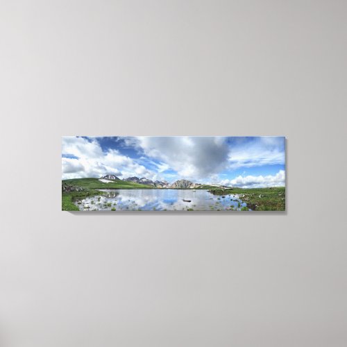 Tarn above Elk Creek Canyon on the Continental Div Canvas Print