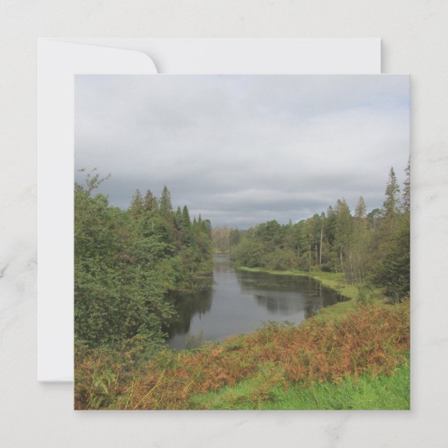 Tarn Hows - Lake District Flat Greeting Card (Front)