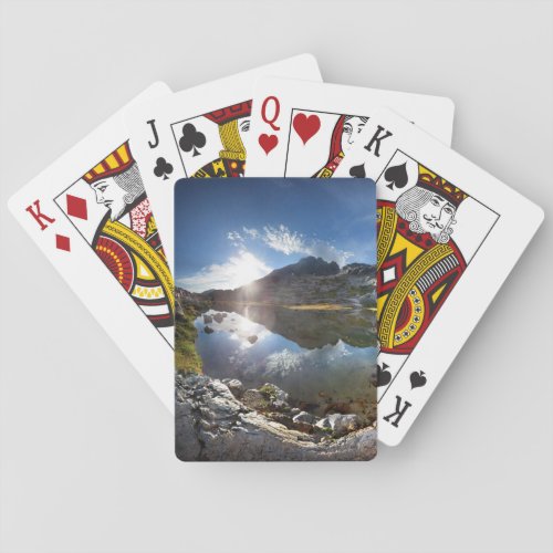 Tarn under the Minarets _ Sierra Poker Cards
