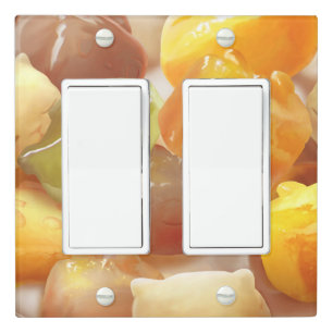 Taro Ball Delight: Iron T Taiwanese Dessert Light Switch Cover